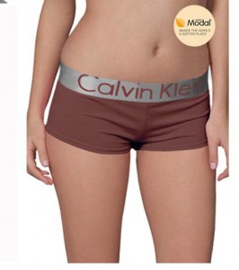 Boxer Calvin Klein Mujer Steel Modal Blateado Marron